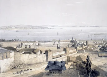 Vista del Bósforo desde la mezquita, 1852